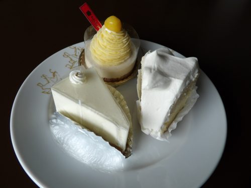 シフォン・モンブラン・レアチーズケーキ