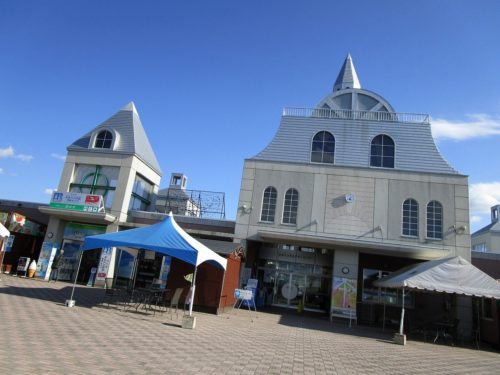 メルヘンチックな道の駅正面