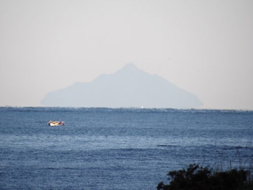 小平海岸から天売島・利尻山の浮島現象？1