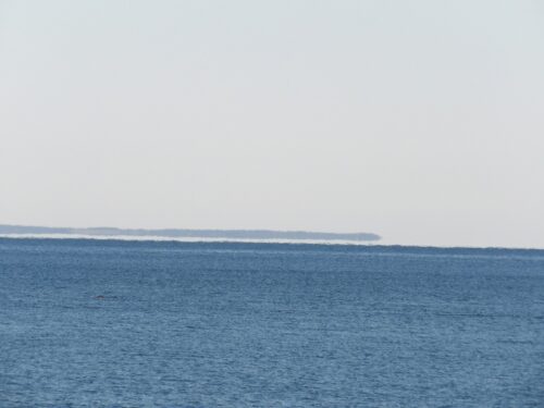 小平海岸から天売島・利尻山の浮島現象？2